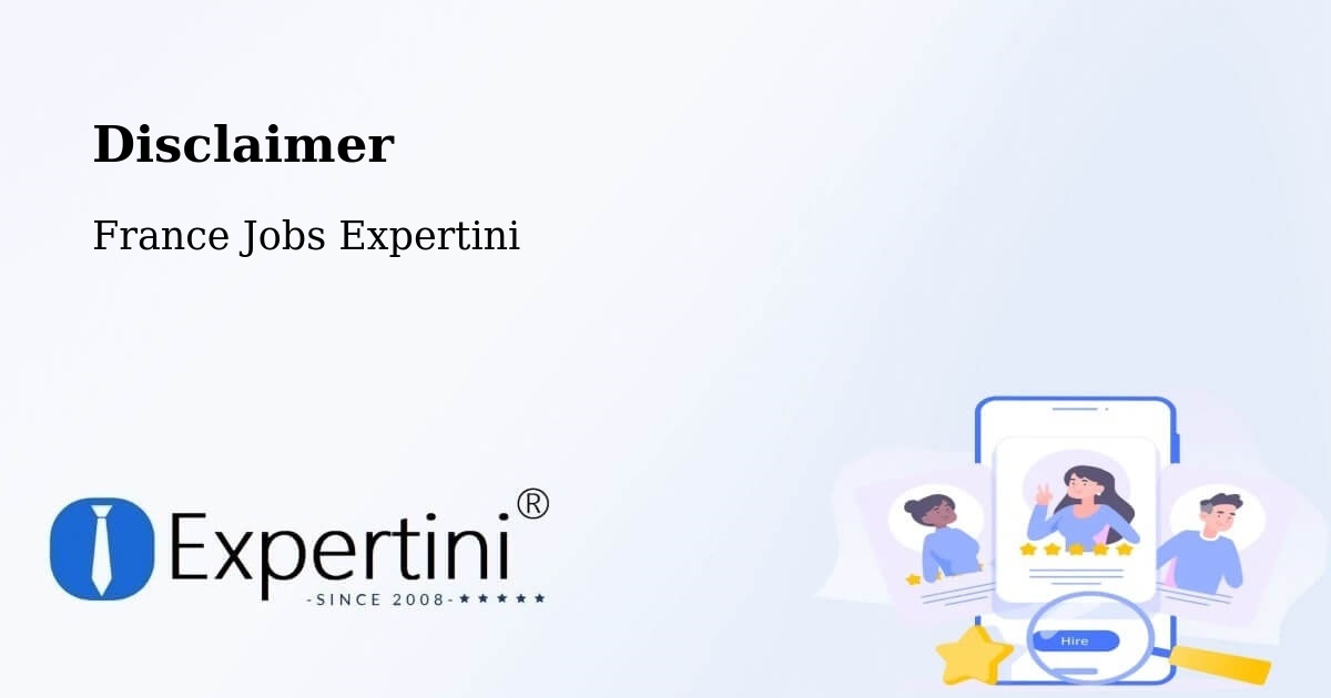 Disclaimer – Dreux - France Jobs Expertini